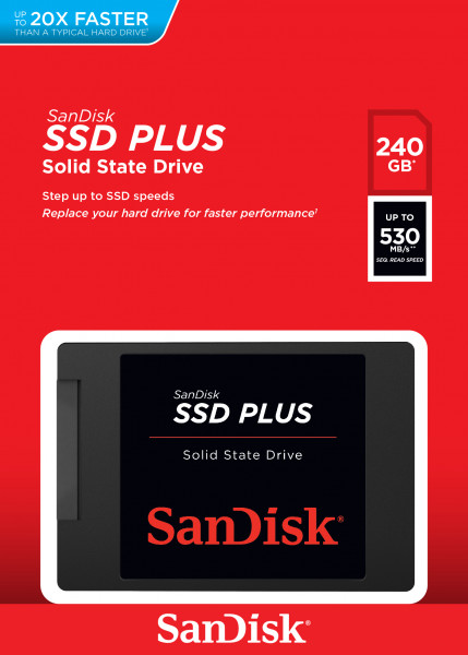 SanDisk Plus 240 GB Serial ATA III SLC Interne Festplatte