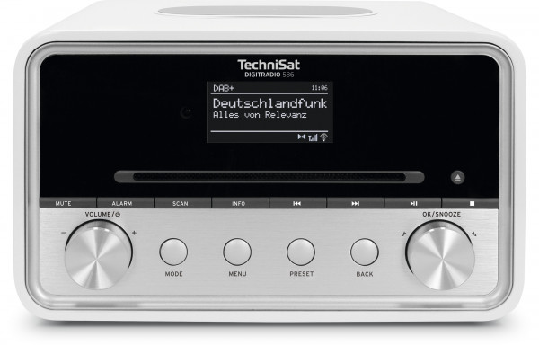 TechniSat Digitradio 586 Persönlich Analog & Digital Weiß