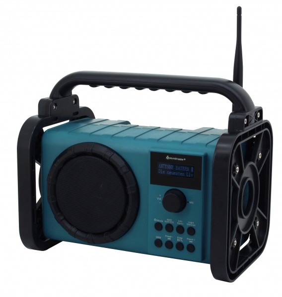 Soundmaster Mobiles DAB80 Radio Schwarz, Blau