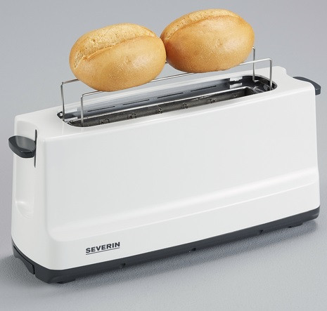 Severin AT 2232 2-Scheiben-Toaster 800 W Grau, Weiß