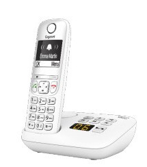 Gigaset AE690A Analoges/DECT-Telefon Anrufer-Identifikation Weiß