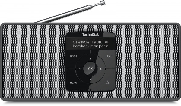TechniSat DIGITRADIO 2 S DAB+ Radio, FM/UKW RDS, Stereo, Bluetooth 5.0, Schwarz