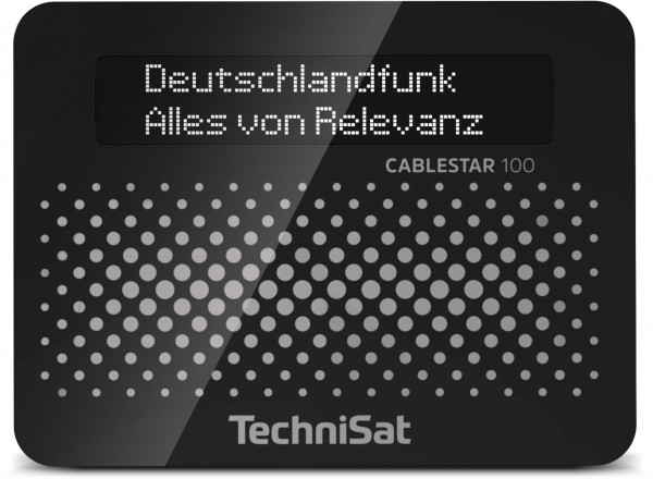 TechniSat CABLESTAR 100 Uhr DAB+ Kabel via Kabelanschluss Radio Adapter für Stereoanlagen