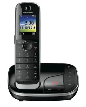 Panasonic KX-TGJ320 DECT-Telefon Anrufer-Identifikation Schwarz